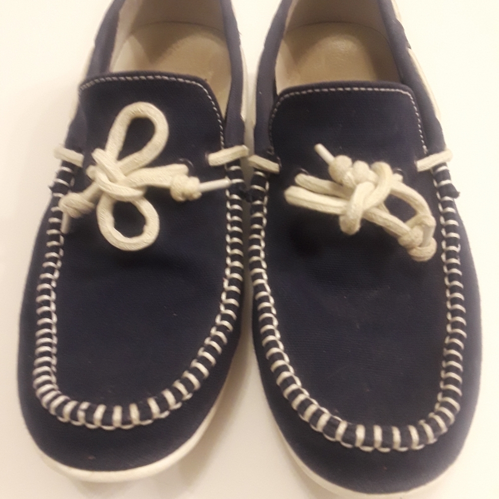 Cole Haan canvas driving shoe SIZE 8.5